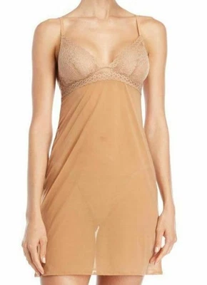 La Perla Studio Rosa Collection S M Short Gown Chemise Nude Lace Cups - Image 1 of 2