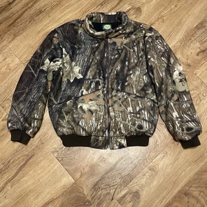 Cabelas Gore Wind Stopper Coat Mens Size XL Fleece Camouflage 3D Hunting Gear - Picture 1 of 12