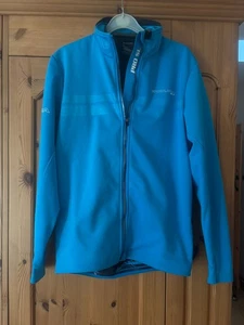 Endura Pro SL Cycling Road Jacket Thermal Blue Large New NOT WORN Pockets Blue L - Picture 1 of 11