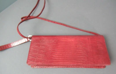 Новый без ЯРЛЫКОВ Ellen Tracy стильный наплечная сумка или клатч - темно-красный - l3 mma - Изображение 1 из 4