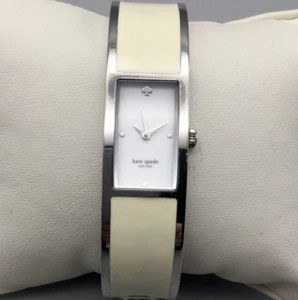 Kate Spade Watch Women 16mm Silver Tone Creme De La Creme New Battery 6.75" - Picture 1 of 14