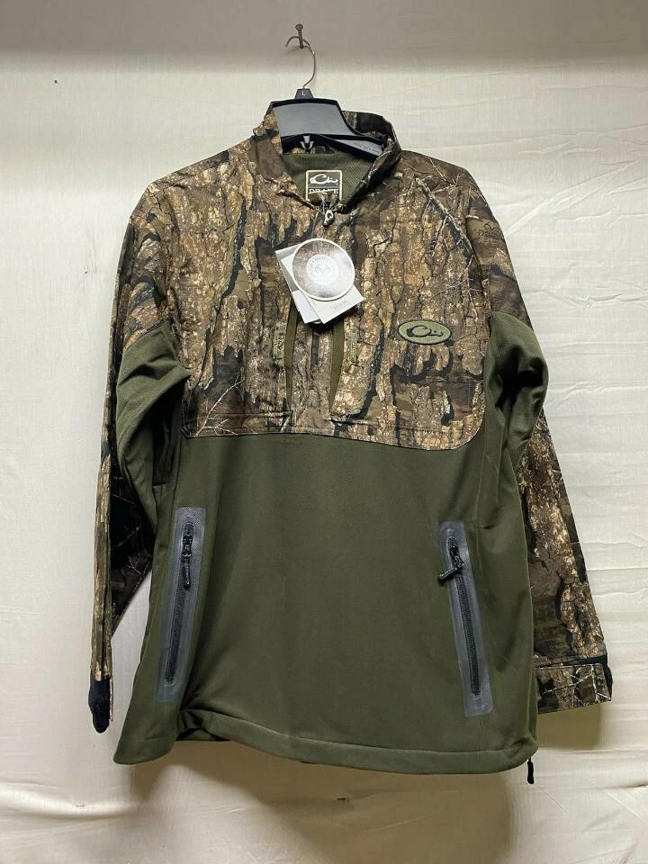 Drake waterfowl 1/4 Zip Refuge EST Pullover RealTree Timber Lg banded avery hunt - Image 1 of 4