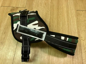 Camouflage Dog Harness Size Medium Strong Adjustable Reflective Padded NEW - Picture 1 of 7