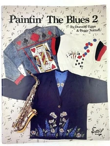 Paintin The Blues 2 Dorothy Egan Peggy nussall Stoff Malerei tragbares Kunstbuch - Bild 1 von 10