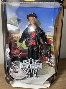 Barbie Vintage 1997 Limited Edition Harley-Davidson Motor Cycles Barbie Doll New - Picture 1 of 8