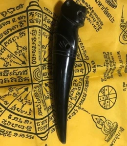 TIGER RIDER LP PERN TALISMÁN BUDDHA CUERNO DE BÚFALO ENCANTO AMOR MÁGICO AMULETO TAILANDÉS - Imagen 1 de 7