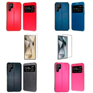Funda Para Samsung Galaxy S25 Ultra Libro Ventana + Protector Cristal 5D o 9H - Imagen 1 de 15
