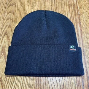 Mossy Oak Insulated Beanie Hat Black Cold Weather Hat Hunt Fishing NEW - Picture 1 of 2