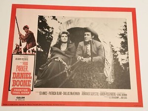 Daniel Boone: Frontier Trail Rider 1966 Lobby Card #4 Fess Parker Patricia Blair