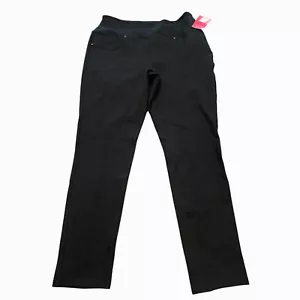 NWT Spanx Sz 32 (14) Black Signature Ponte Super Skinny Pants Shapewear Leggings - Picture 1 of 12