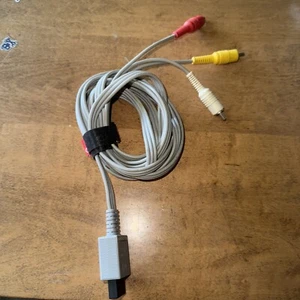 Nintendo Wii Av Cable RVL009 AV Cable - Gray - Picture 1 of 3