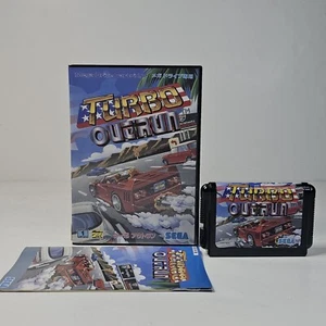 Vintage TURBO OUTRUN Out Run Mega Drive Sega 1992 Japan RETRO - Picture 1 of 19