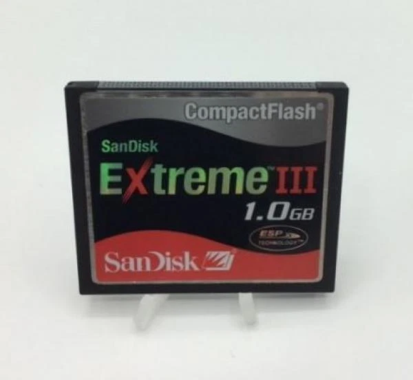 SanDisk 1GB Extreme III CompactFlash (SDCFX3-1024-901) - Image 1 of 1