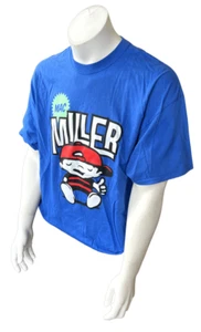Gildan Men's Mac Miller Thumbs Up Dope Kid 2012 Tour Blue Shirt Size XL - Picture 1 of 3