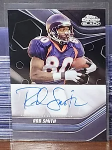 2023 Topps Composite - Topps Chrome Black Autographs #TCBA-RS Rod Smith (AU) - Picture 1 of 2