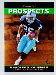 1995 SP Premier Prospects Rookie - #17 Napoleon Kaufman (RC) - Picture 1 of 2