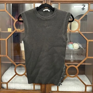Daniele Alessandrini - Knitwear-Sweaters - Man - Vest Size Medium Gray - Picture 1 of 10