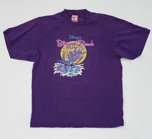 Vintage Disney Designs Blizzard Beach T-Shirt 90s Disneyland Size L Purple - Picture 1 of 14