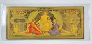 1/10 Gram Gold 2017 D’Oro Educational 24K Aurum Notes 2017 w/ COA - Picture 1 of 2
