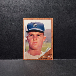 1962 Topps Baseball Card #340 Don Drysdale - NR-MINT