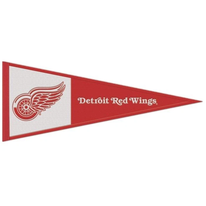 Detroit Red Wings NHL Embroidered Wool 13" X 32" Pennant - Image 1 of 1