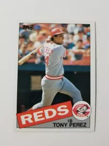Tony Perez 1985 Topps Baseballkarte #675 Cincinnati Reds - Bild 1 von 2