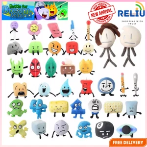 Battle for Dream Island Plush Figure Toy BFDI Stuffed Doll for Kids Gift NEW Rel - Picture 1 of 58