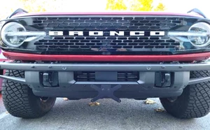 Quick-Release Front Lic. Plate 2021-24 Ford Bronco w/HD Modular Bumper w/ ACC - Picture 1 of 4
