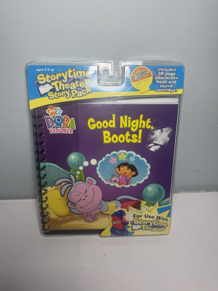 Dora The Explorer Goodnight Boots Storytime Theater Projector Story Pack 2006 Foto 1 de 3