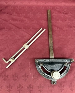 VINTAGE 1930s WALKER TURNER "THE DRIVER LINE" GEARED SELF INDEXING MITER GAUGE - Picture 1 of 8