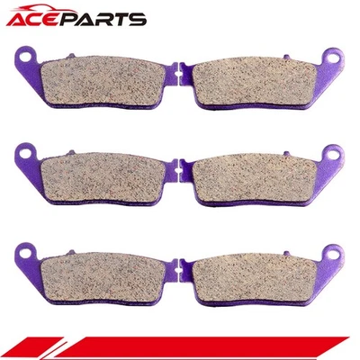 Front Carbon Fiber Brake Pads For Honda VTX1300R VTX1300C VTX1300S 2005-2009 - Image 1 of 4