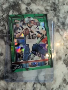 2015 Topps Chrome - Tom Brady #50 Green Refractor - Picture 1 of 17
