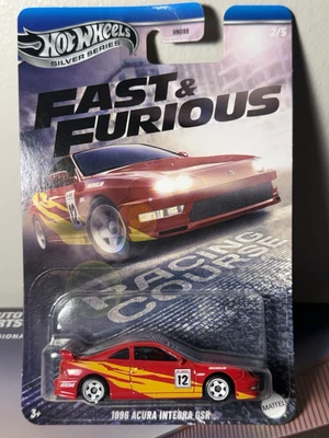 2025 Hot Wheels SILVER SERIES FAST & FURIOUS 1996 Acura 2/5 - Image 1 of 4