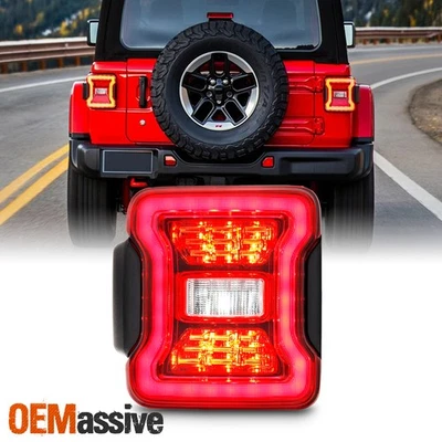 For 2018-2024 Jeep Wrangler JL OE Style Tail Lights w/o Blind Spot Detector Left - Image 1 of 4