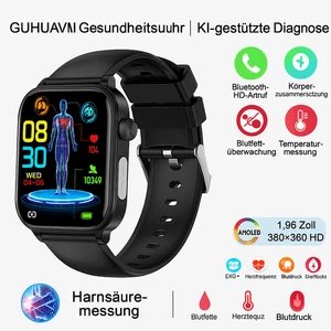 Smartwatch Damen EKG PPG Blutdruck Blutlipid Harnsäure Menstruation Gesundheit - Bild 1 von 6