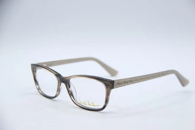 NUEVAS GAFAS NICOLE MILLER CARROLL C01 CUERNO MARRÓN MONTURAS AUTÉNTICAS 51-15 Foto 1 de 4