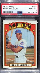 1972 Topps #425 Ken Singleton - Set rotto! PSA 8 - Foto 1 di 2