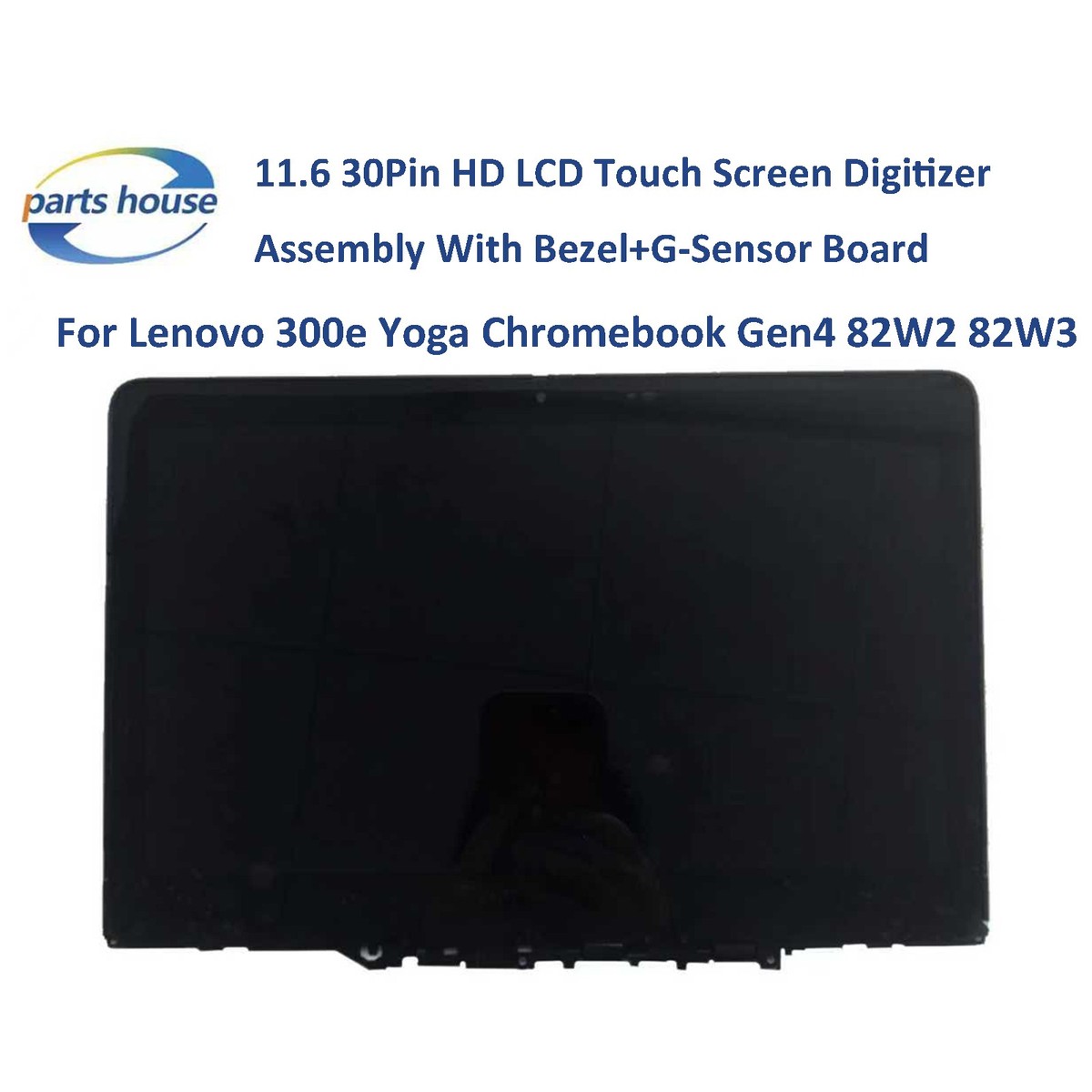 11.6" Touch Screen LCD With Bezel For Lenovo 300E Yoga Chromebook Gen 4