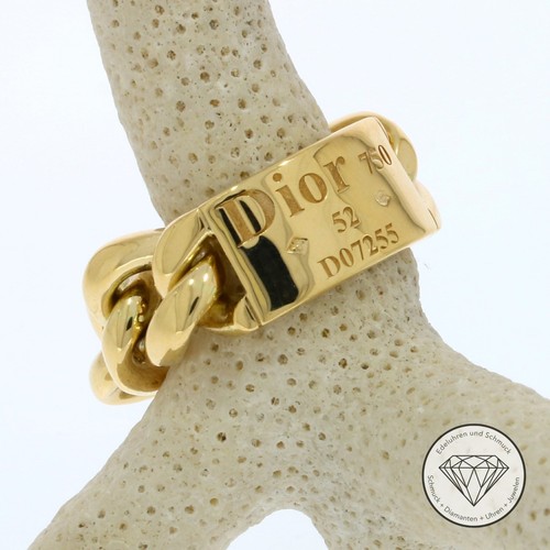 Valore 4.000 Anello catena originale Dior oro giallo 750 18 carati xxyy