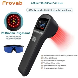 880mW Kältelaser Therapie Schmerzlinderung Gerät Nacken Schulter Soft laser - Bild 1 von 15