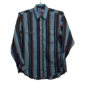 Wrangler Herren Vintage Brushpopper Western Hemd M mehrfarbig gestreift - Bild 1 von 10