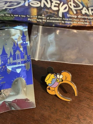 Disney Winnie the Pooh Oreja Diadema Disneyland Oculto Mickey Pin 2025 Foto 1 de 3