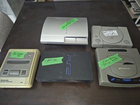 Retro Console Lot PS3 PS2 PS1 Sega Saturn Super Famicom &ndash; Japanese Consoles &ndash;...