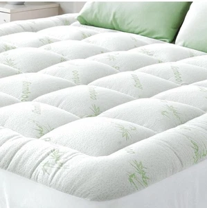 Ultra Soft Queen RV Size Mattress Topper - Viscose Made from RV, Green - Picture 1 of 5