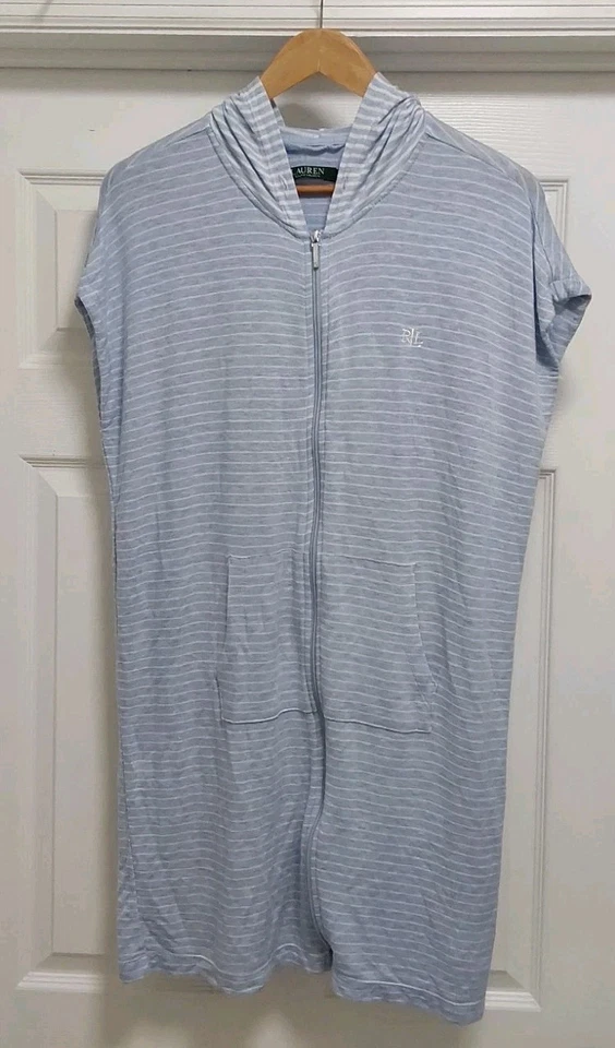 Vestido para mujer Lauren Ralph Lauren de tela de felpa con capucha de vacaciones mediano  Foto 1 de 4