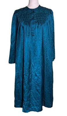 Miss Elaine Mujer Retro Glamour Cottagecore Boudoir Satinado Camisón Abuela Chic Pequeño Foto 1 de 4