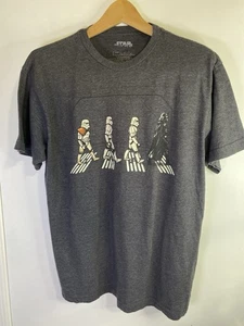 Star Wars Herren T-Shirt Gr. L dunkelgrau Darth Vader Kurzarm Grafik Tee - Bild 1 von 2