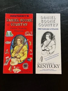Vintage 2er Set Daniel Boone Prospekte - Daniel Boone Country - Kentucky - 1992 - Bild 1 von 6