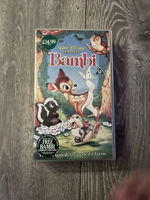 Disney’s Bambi - VHS - Tested & Working - Image 1 of 4