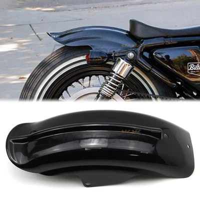 Rear Mudguard Fender for Harley Davidson Sportster XL 883 XL1200 1994-2003 Black - Image 1 of 4